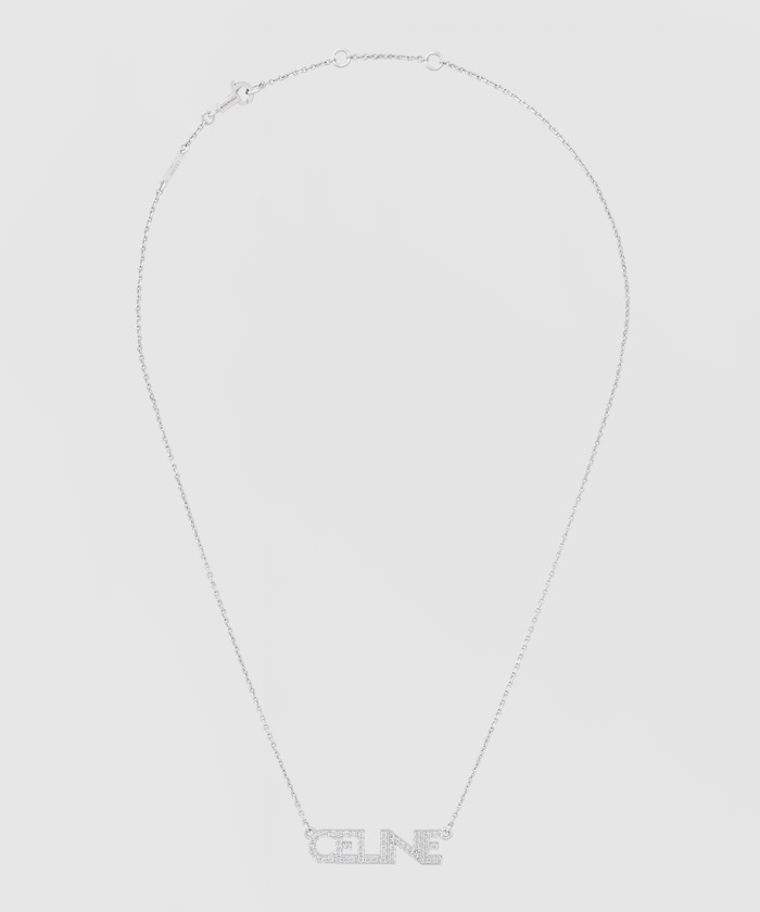 [CELINE-셀린느]모노크롬 스트라스 목걸이 460YR6