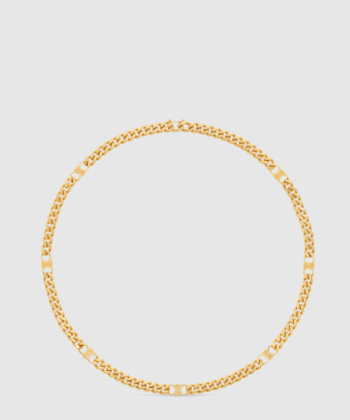 [CELINE-셀린느]트라이옴프 스몰 고메테 목걸이 460VN6