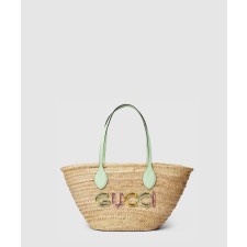 [GUCCI-구찌] 로고 스몰 스트로우 토트백 779524