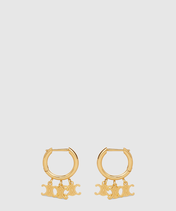 [CELINE-셀린느]트리옹프 트리오 후프 귀걸이 460GA6