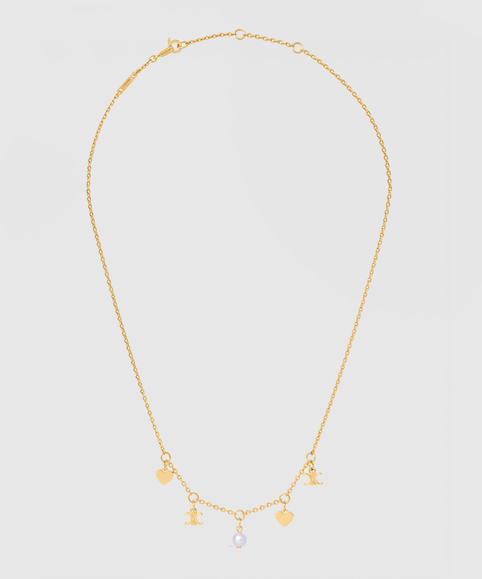 [CELINE-셀린느]하트 참 목걸이 460OY6