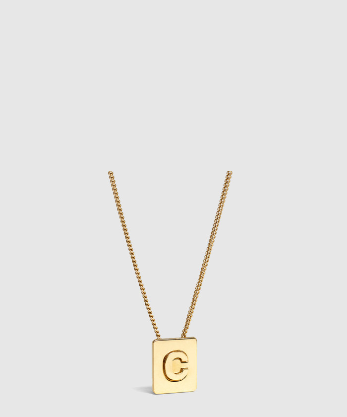[CELINE-셀린느]알파벳 C 목걸이 46N0C6