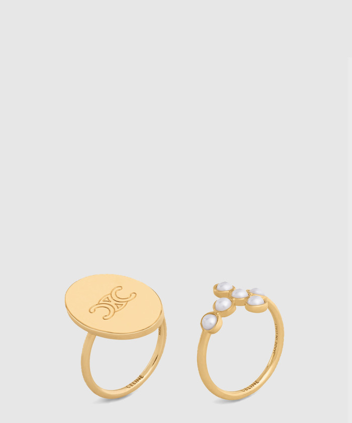 [CELINE-셀린느]트리옹프 포크 반지 460QO6