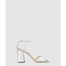 [JIMMY CHOO-지미추]Saeda Sandal Block Heel 85