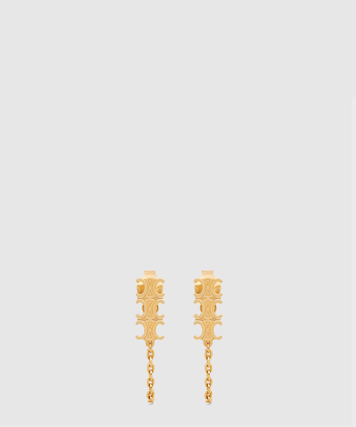 [CELINE-셀린느]트리옹프 체인 귀걸이 460RC6