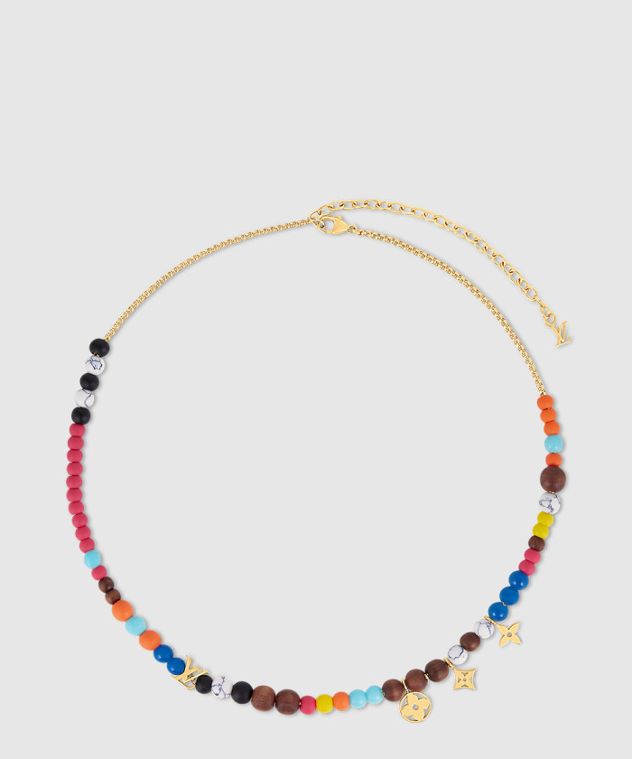 [LOUIS VUITTON-루이비통]서핑 비즈 목걸이 M01891