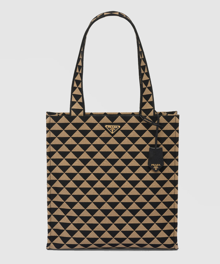 [PRADA-프라다]자수 패브릭 심볼 백 2VG107