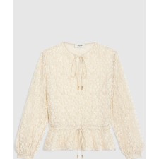 [CELINE-셀린느]자수 포크 블라우스 2B9904