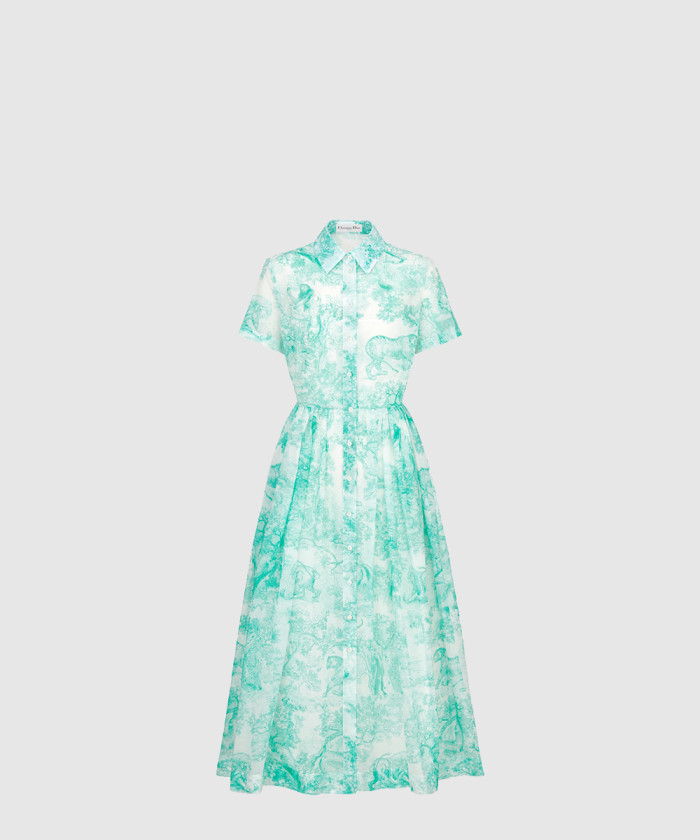 [DIOR-디올]미디 셔츠 드레스 441R8