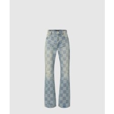 [LOUIS VUITTON-루이비통]다미에 부츠컷 데님 팬츠 1AFI21