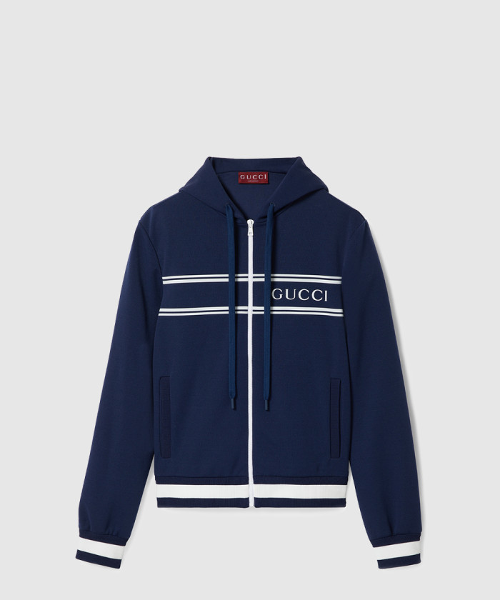 [GUCCI-구찌]테크니컬 저지 후드 스웨트셔츠 787939