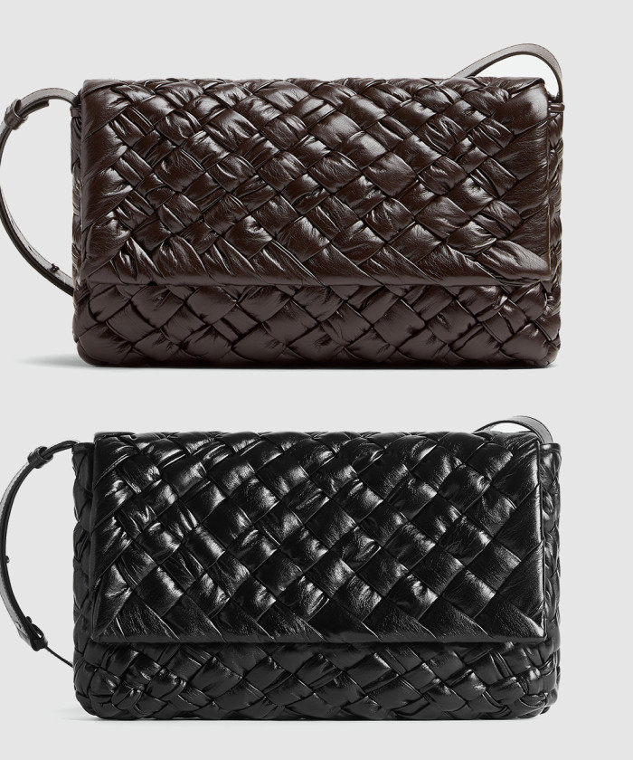 [BOTTEGA-보테가베네타]럼플 메신저 백 776519