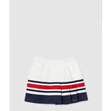 [GUCCI-구찌]테크니컬 저지 스커트 웹 오프 화이트 785496