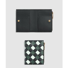 [BOTTEGA-보테가베네타]스몰 인트레치아토 폴더형 지퍼 지갑 742330