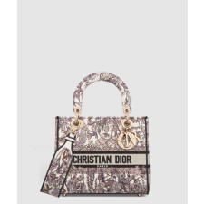 [DIOR-디올]레이디백 램스킨 미듐 M0565