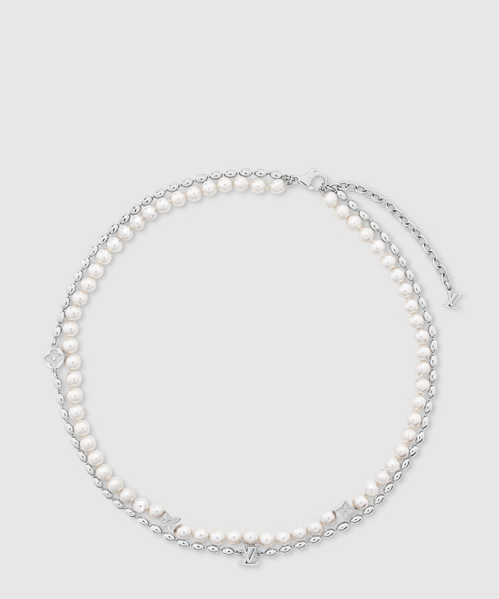 [LOUIS VUITTON-루이비통]펄 퓨전 목걸이 M01781