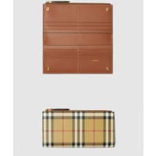 [BURBERRY-버버리]라지 체크 바이폴드 지갑 80739801