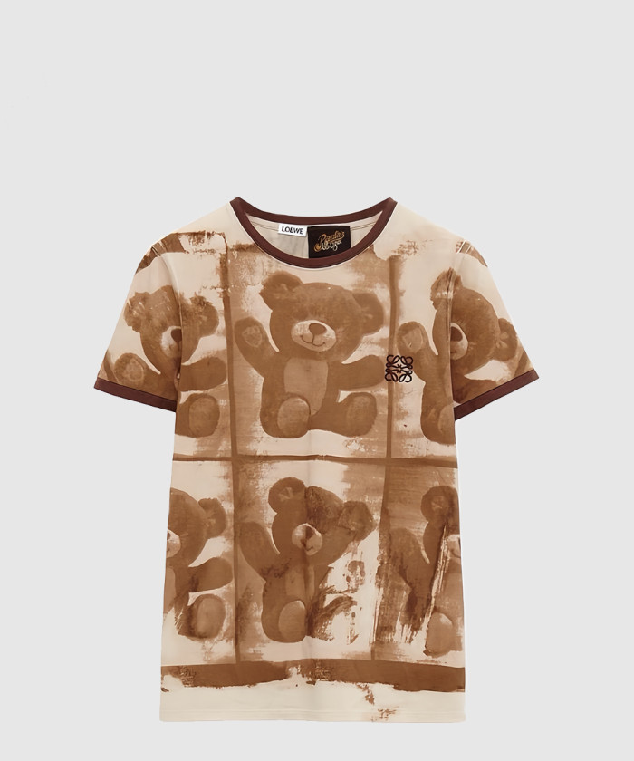 [LOEWE-로에베]테디베어 슬림 핏 반팔 티셔츠