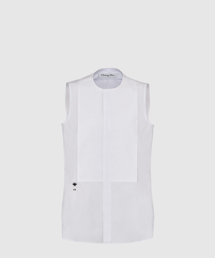 [DIOR-디올]플래스트런 민소매 블라우스 841B4