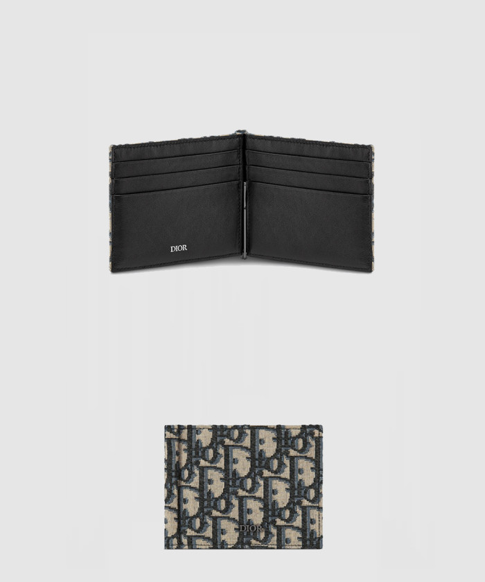 [DIOR-디올]머니 클립 지갑 2ESBH
