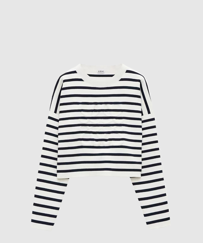 [LOEWE-로에베]스트라이프 크롭 점퍼