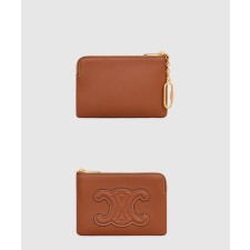 [CELINE-셀린느]퀴르 트리옹프 동전 카드 파우치 100663