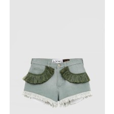 [LOEWE-로에베]파울라스 이비자 플레이드 데님 반바지