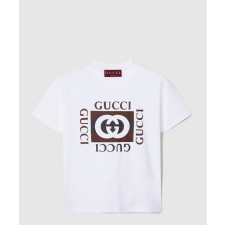 [GUCCI-구찌]프린트 코튼 저지 티셔츠 787299