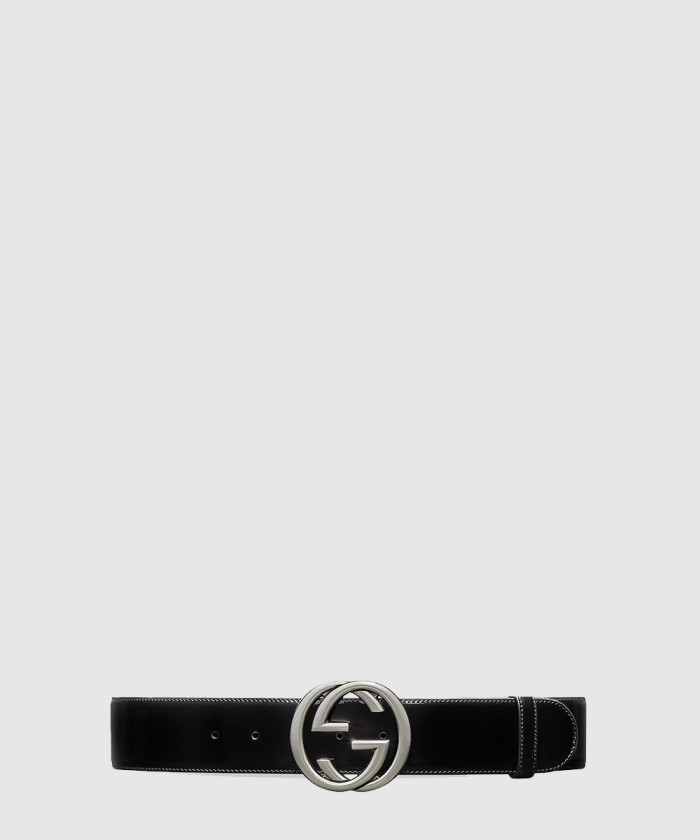 [GUCCI-구찌]인터로킹 G 버클 와이드 벨트 763389