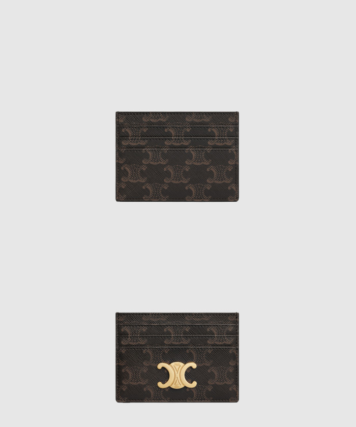 [CELINE-셀린느]트리옹프 카드 지갑  트리옹프 캔버스 10L832