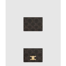 [CELINE-셀린느]트리옹프 카드 지갑  트리옹프 캔버스 10L832