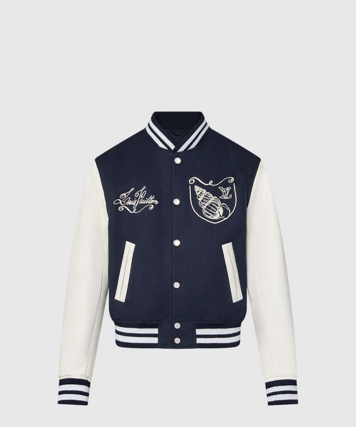 [LOUIS VUITTON-루이비통]카프스킨 바시티 재킷 1AFQMN