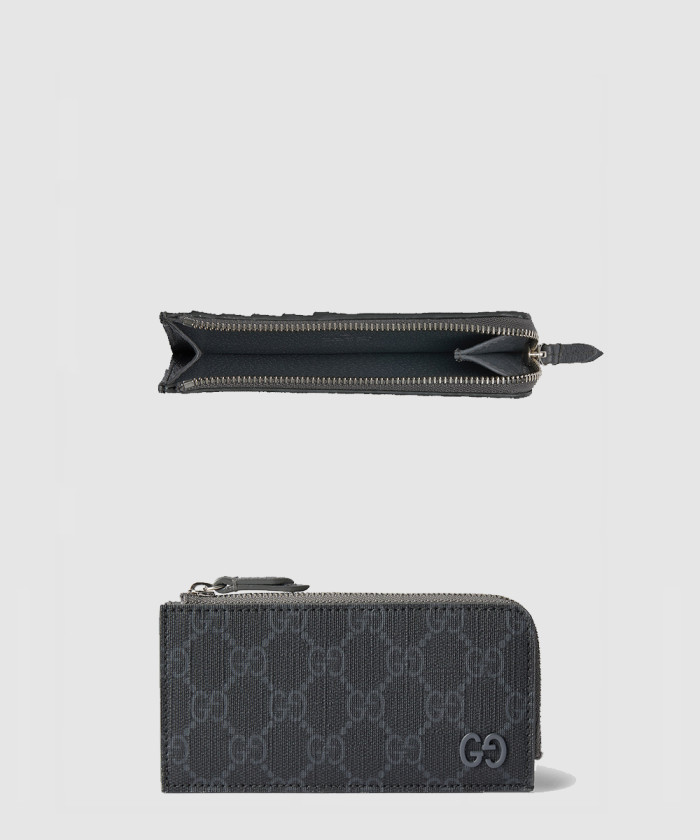 [GUCCI-구찌]GG 디테일 GG 지퍼 카드 케이스 795233