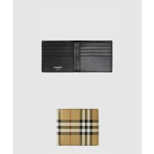 [BURBERRY-버버리]체크 바이폴드 지갑 80698111
