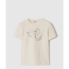 [BURBERRY-버버리]박시 스완 코튼 티셔츠 80958271