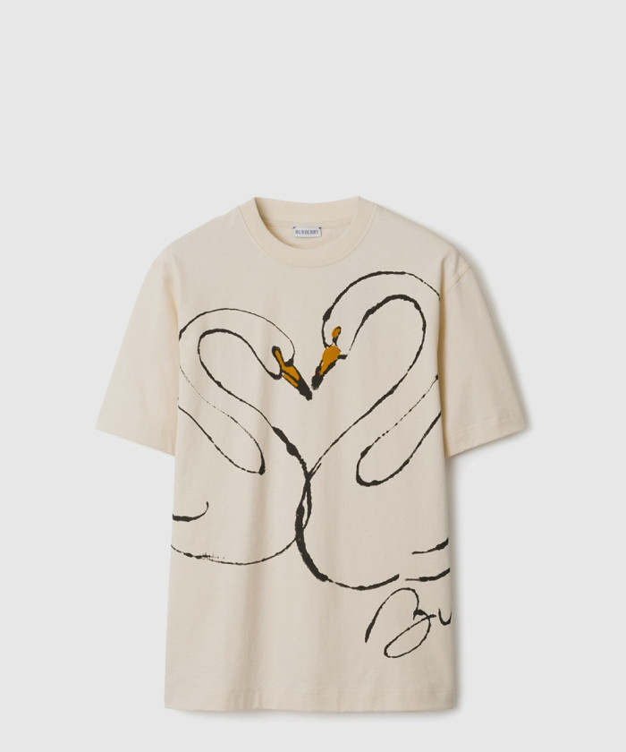 [BURBERRY-버버리]스완 코튼 티셔츠 80964301