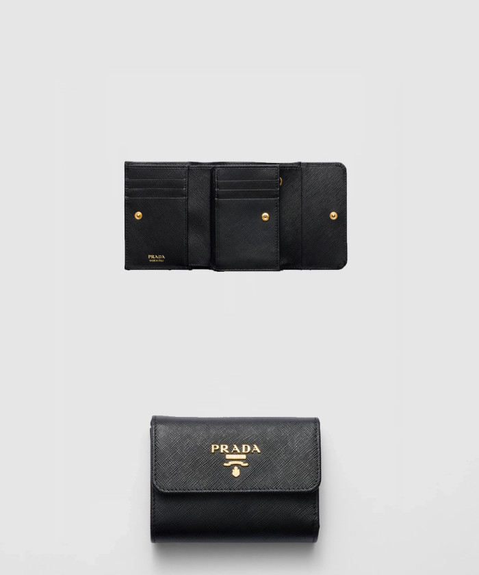 [PRADA-프라다]사피아노 메탈 로고 반지갑 1MH025