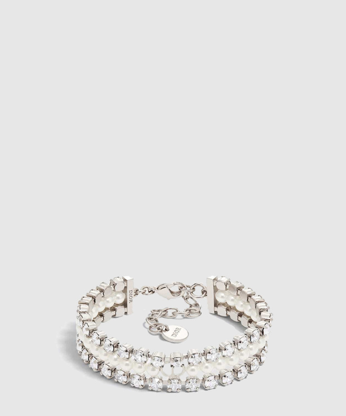 [DIOR-디올]스파클 진주 크리스탈 팔찌 B2459