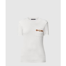 [LOUIS VUITTON-루이비통]모노그램 포켓 티셔츠 1AFZC1