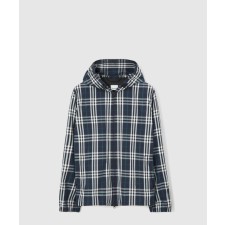 [BURBERRY-버버리]체크 후드 자켓 80708711