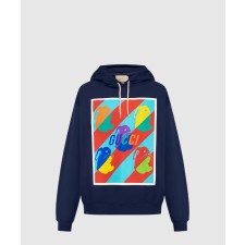 [GUCCI-구찌]티셔츠 버니 프린트 코튼 저지 스웨트셔츠 728986