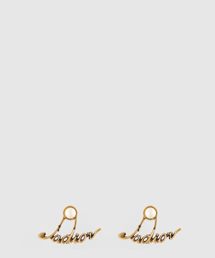 [DIOR-디올]자디올 펄 이어자켓 귀걸이 E1586