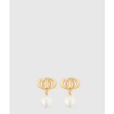 [DIOR-디올]CD 네이비 클립 귀걸이 E1876