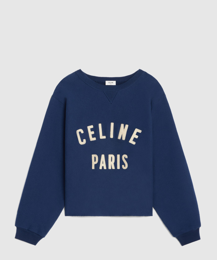 [CELINE-셀린느]루즈 스웨트셔츠 코튼 플리스 2Y43E6
