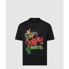 [LOUIS VUITTON-루이비통]그래픽 엠벨리시드 코튼 티셔츠 1AFXNG