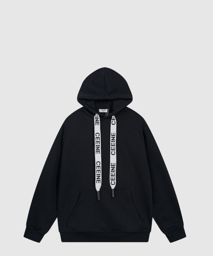 [CELINE-셀린느]코튼 플리스 루즈 후드티 2Y4686