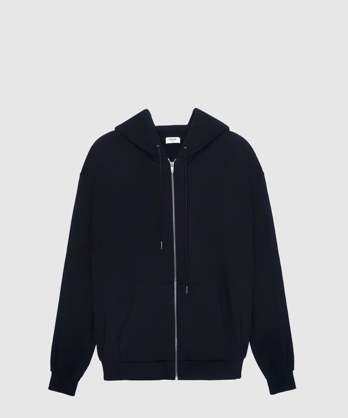 [CELINE-셀린느]로고 코튼블렌드 저지 후드 2Y4970