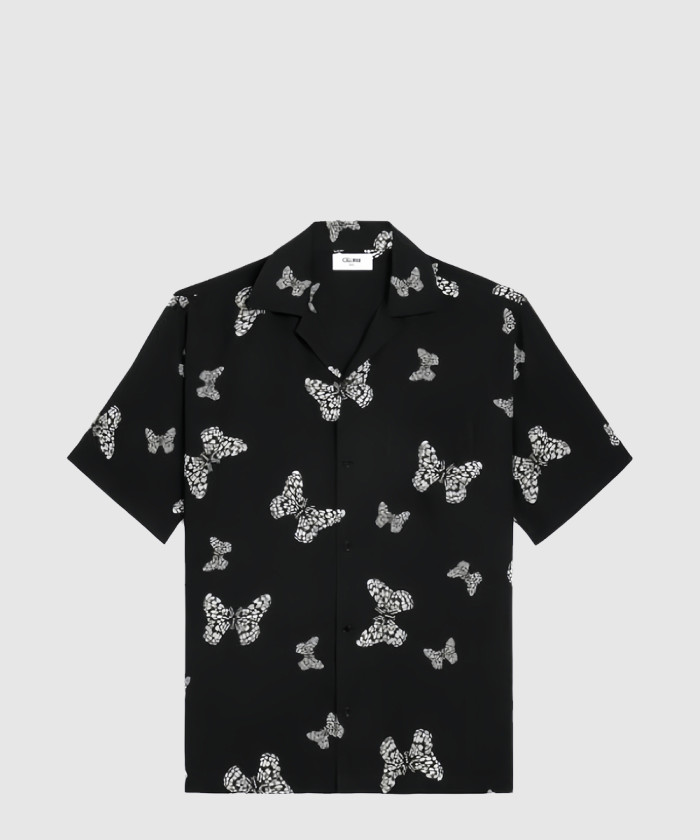 [CELINE-셀린느]컨버터블 카라 프린팅 우븐 셔츠 2C9461