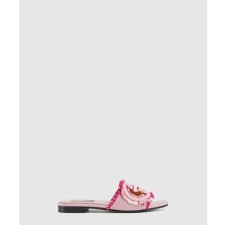 [GUCCI-구찌]인터로킹 슬라이드 샌들 782412