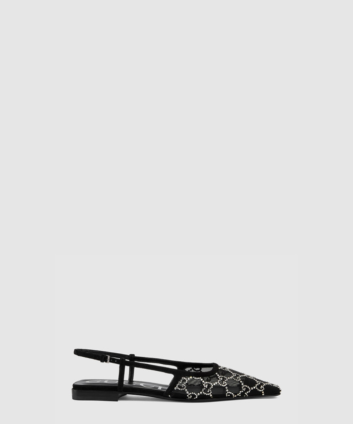 [GUCCI-구찌]슬링백 플랫 슈즈 771662